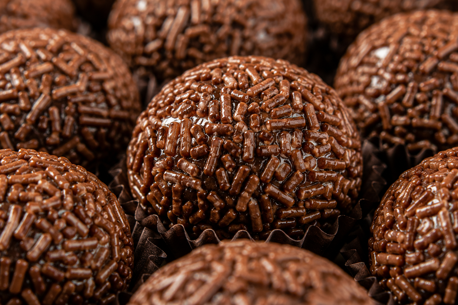 brigadeiro brésilien boulettes chocolat vermicelles fondant