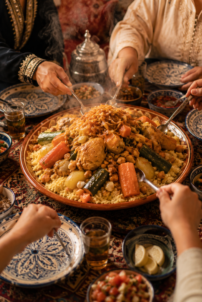 recette couscous marocain poulet
