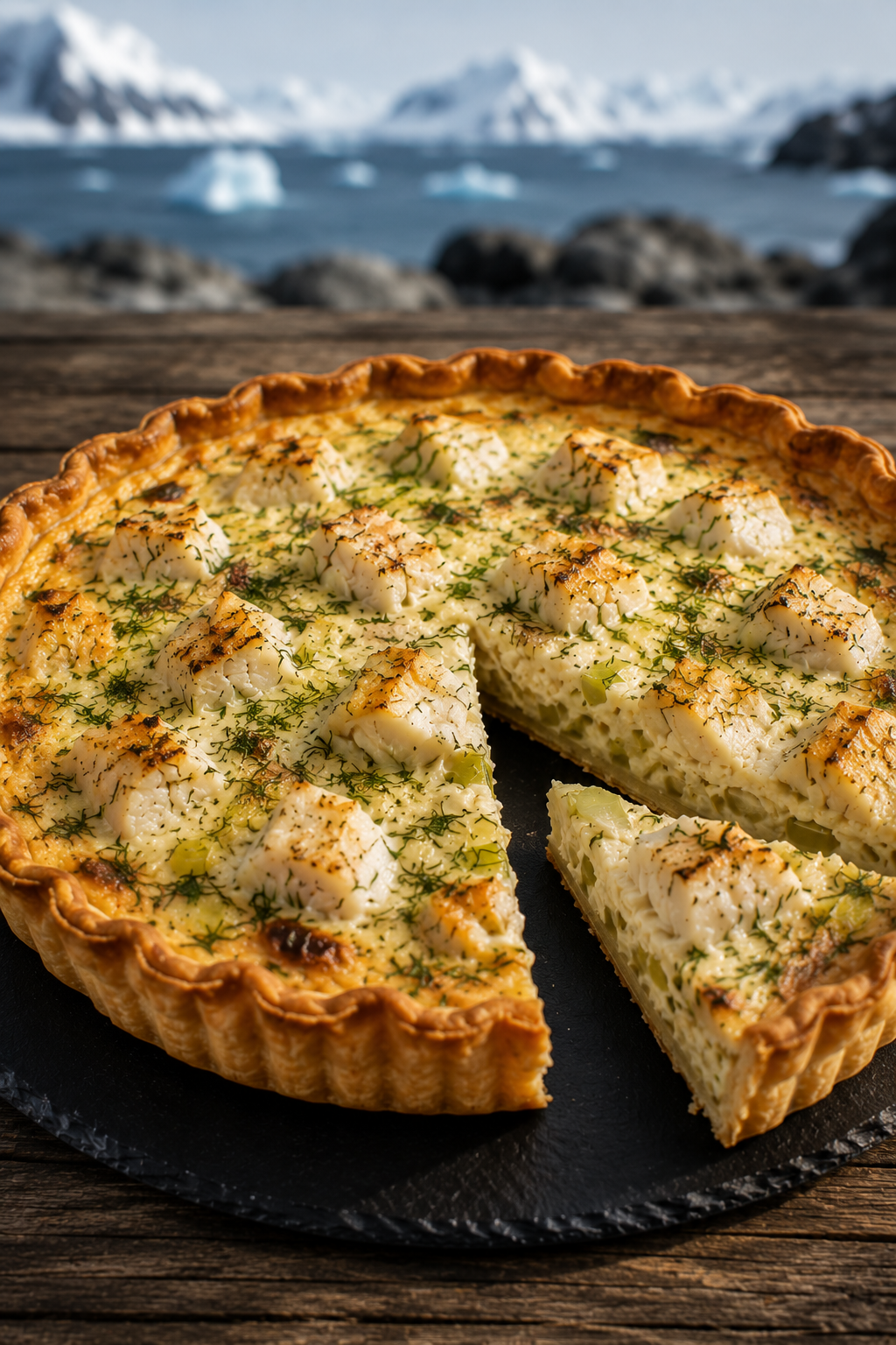 tarte légine dorée croustillante chair nacrée feuilletée