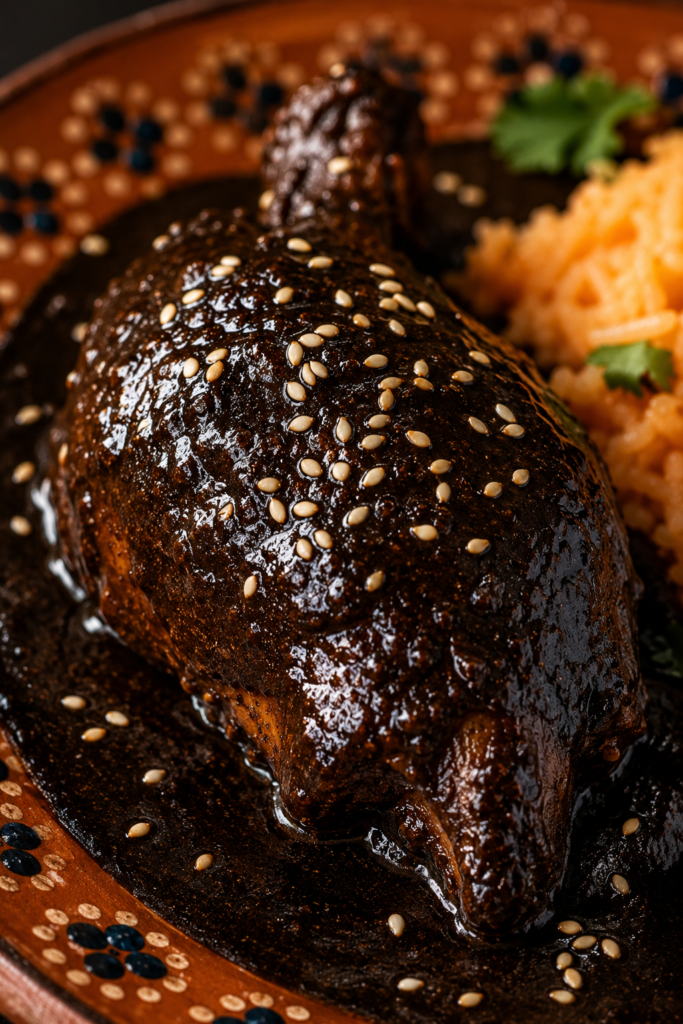 recette mole negro poulet mexicain
