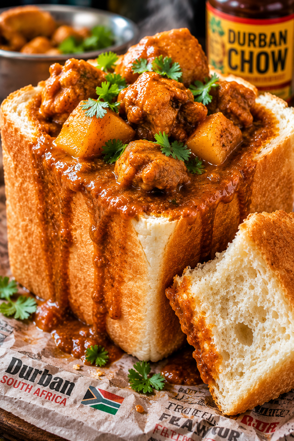 bunny chow culture durban afrique du sud street food