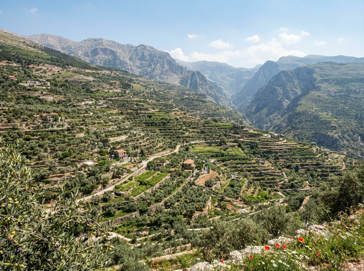 Terrasses agricoles et oliveraies du Mont-Liban