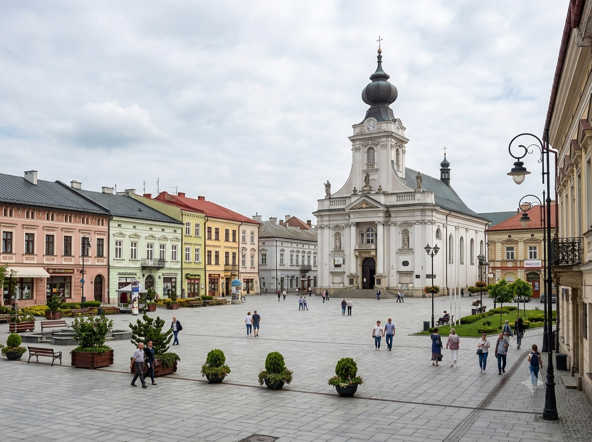 Pâtisserie traditionnelle polonaise à Wadowice