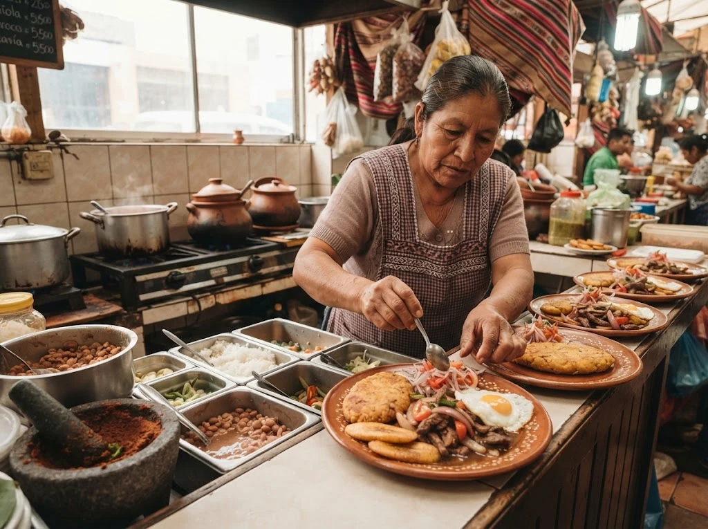 Contexte culinaire de Pérou autour de Tacu Tacu Péruvien