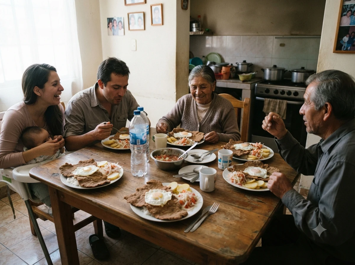 Contexte culinaire de Bolivie autour de Silpancho Bolivien