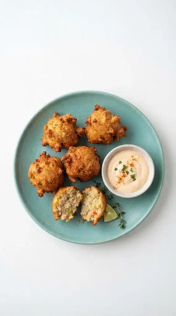 Conch Fritters Bahaméens, présentation traditionnelle