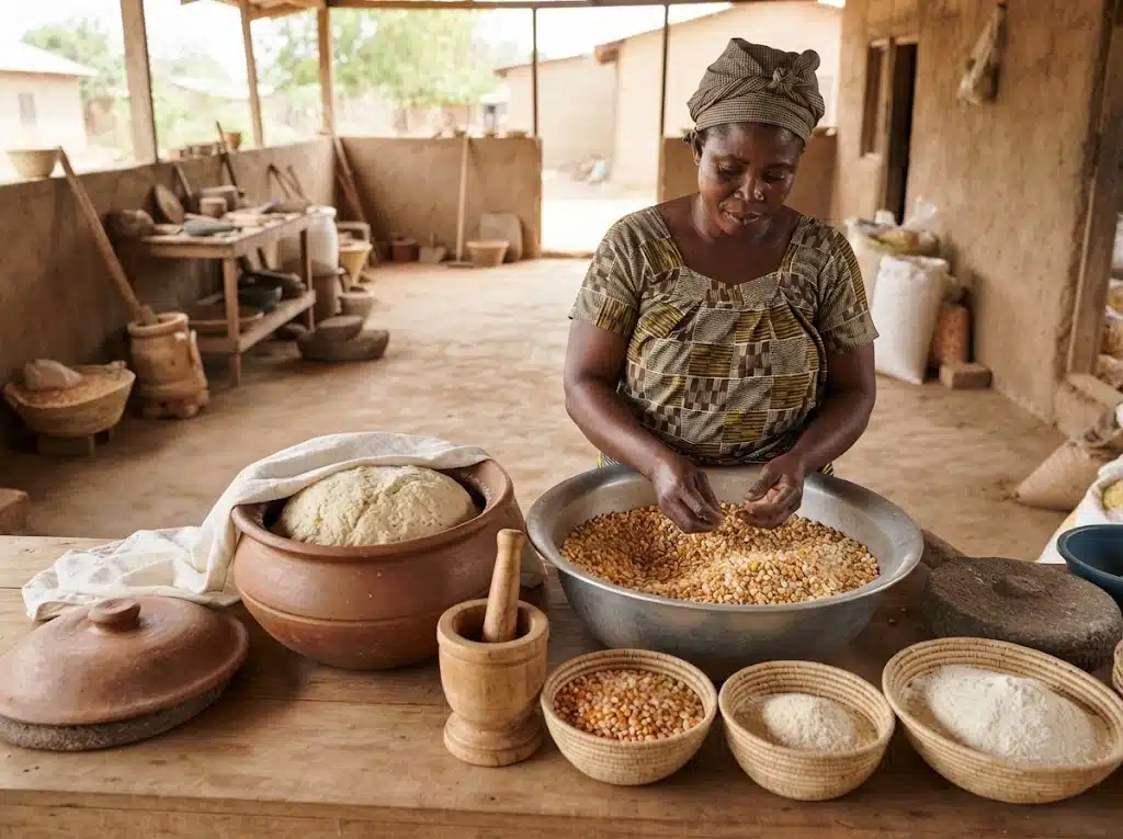 Contexte culturel autour de Kenkey Ghanéen en Ghana