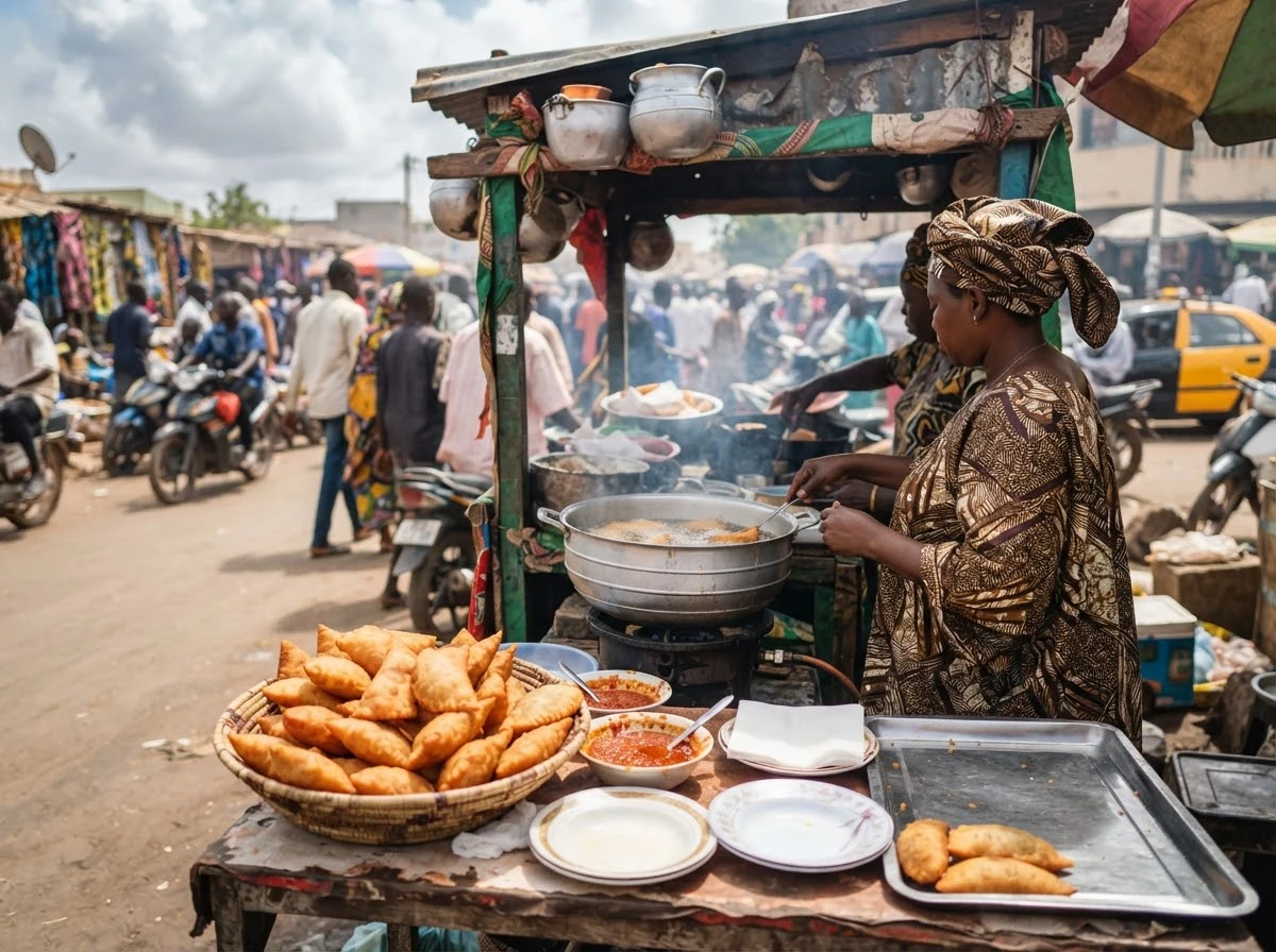 Vue patrimoniale évoquant l’origine de pastels sénégalais au Sénégal