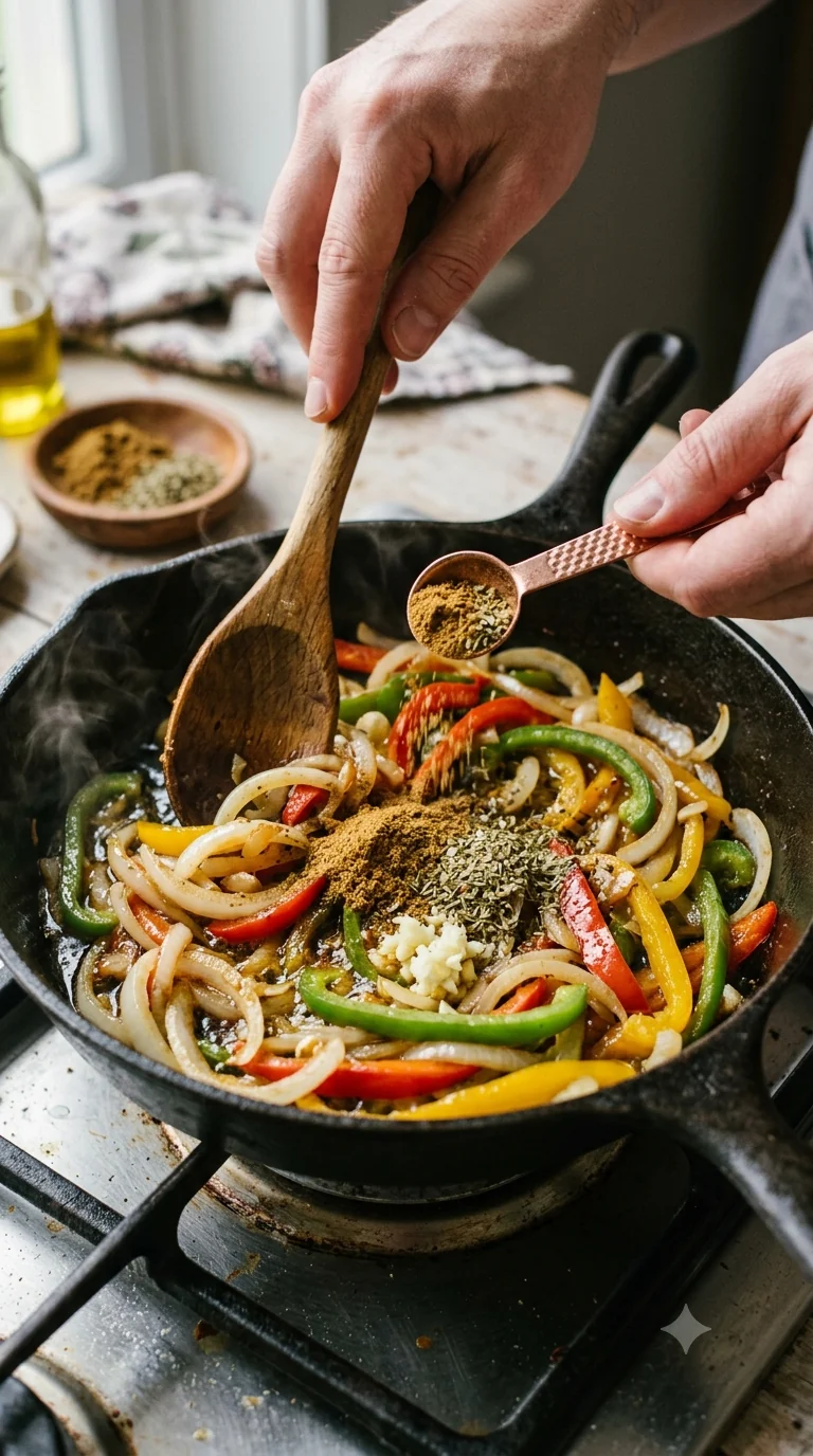 Geste de préparation de ropa vieja cubaine
