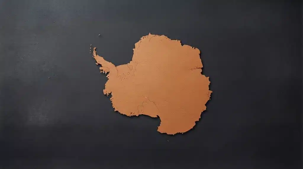 Carte de l'Antarctique et des Terres Australes